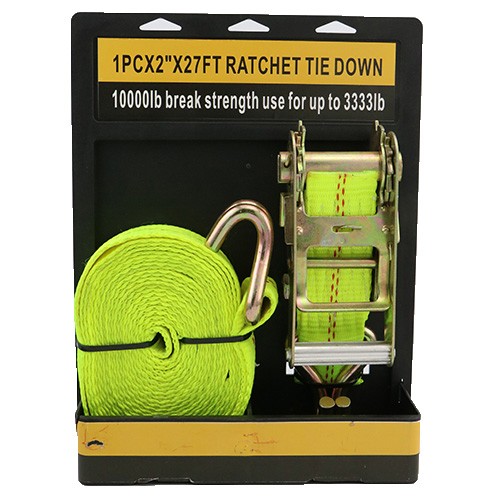 Ratchet Straps ( 1PC × 2 INCH × 10 FT with Double J hooks )